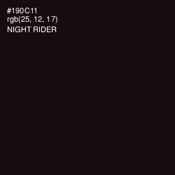 #190C11 - Night Rider Color Image